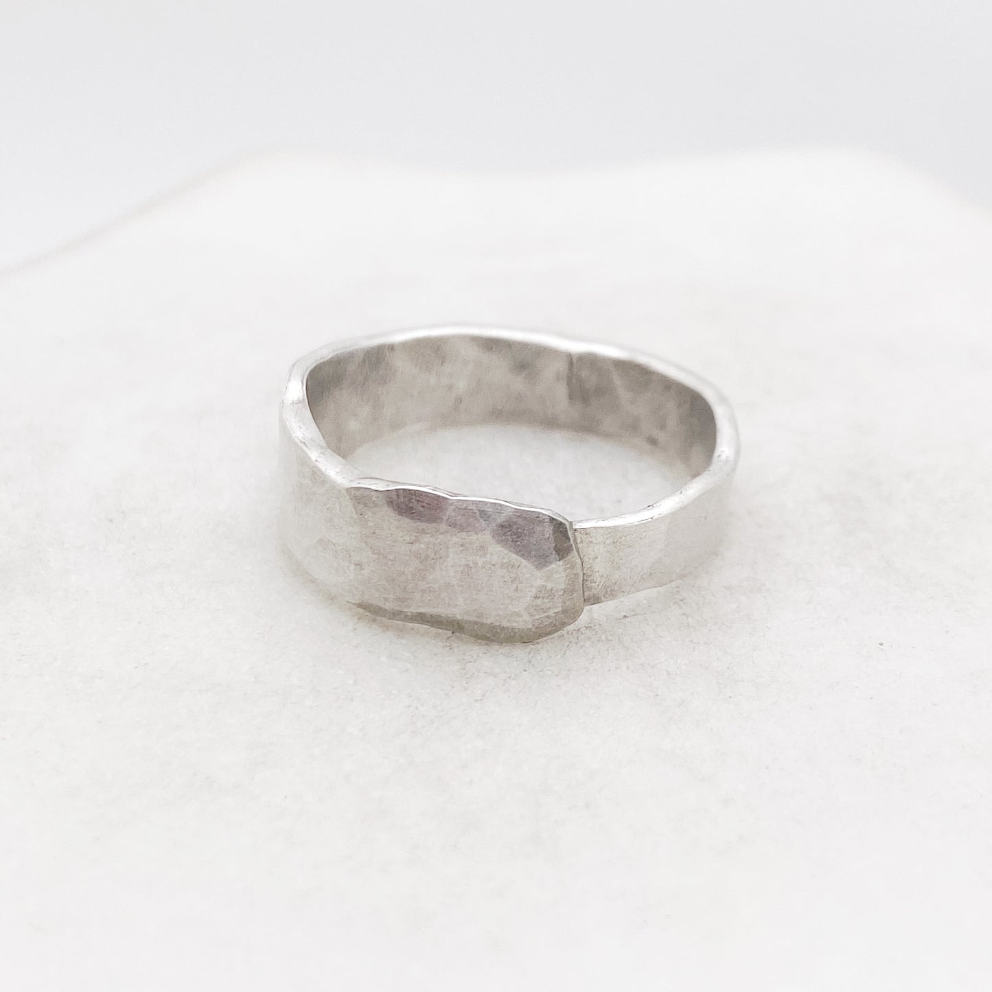 Fork Tine Ring, Hammered Stacking Ring, Reversible Ring Rings callistafaye