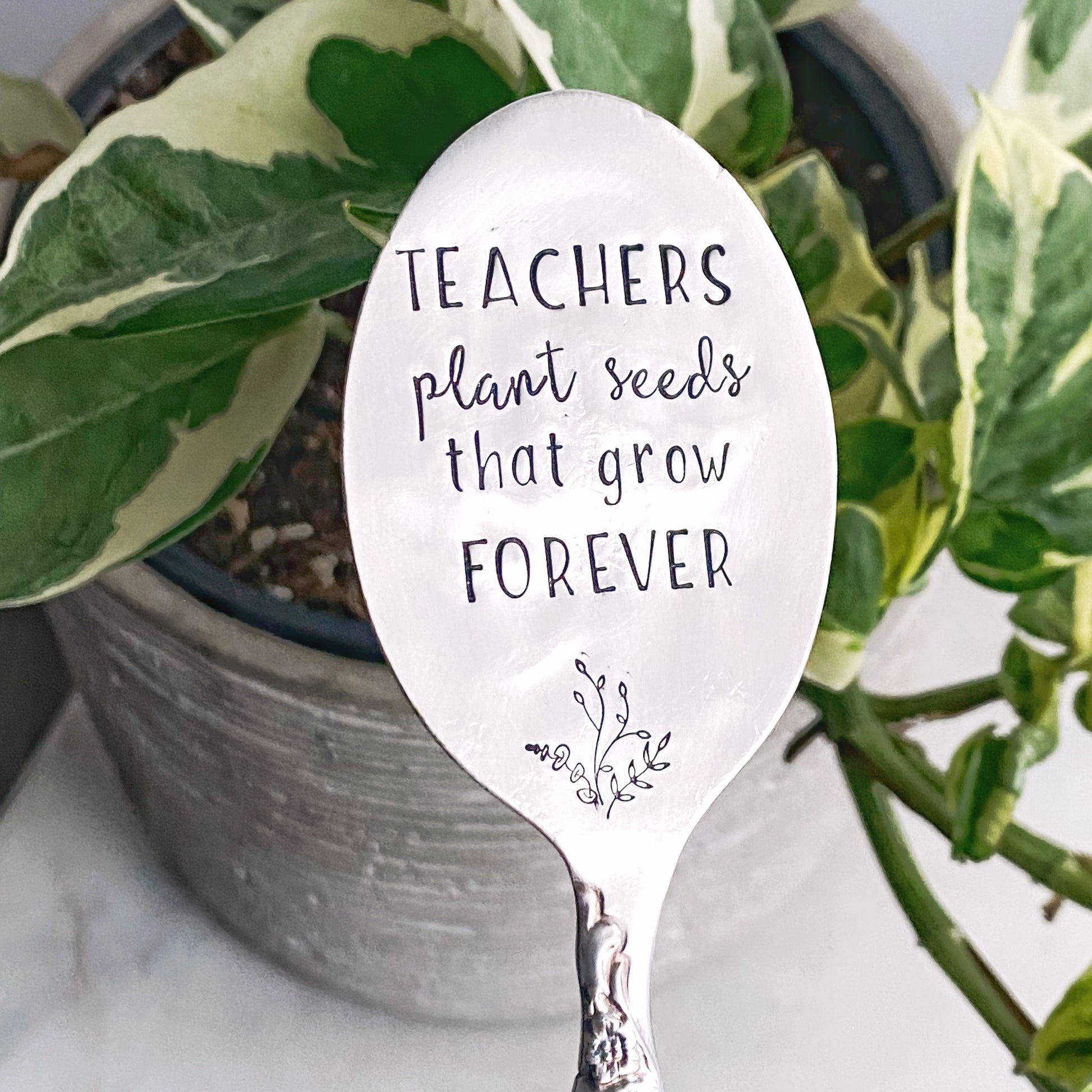 teachers plant seeds that grow forever Teachers Plant Seeds that Grow Forever, Plant Marker, Teacher Gift, Vi – callistafaye