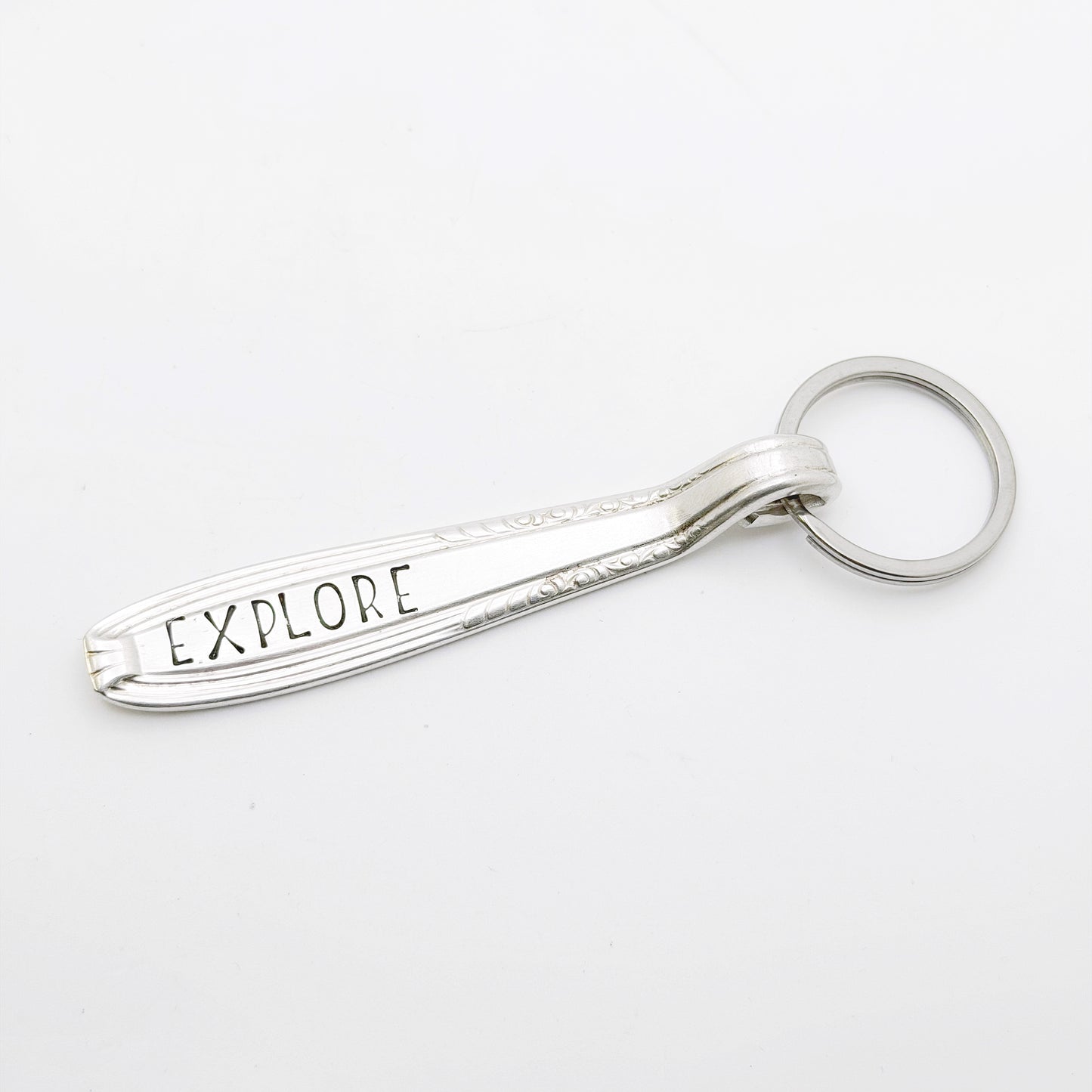 Explore, Spoon Handle Keychain Keychains callistafaye