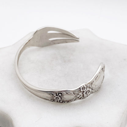 Heritage 1953, Cocktail Fork Cuff Bracelet, Hand Stamped Vintage Seafood Fork Bracelets callistafaye