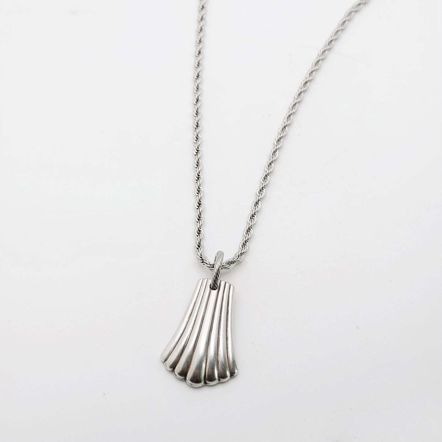 Floral Queen 1992, Reclaimed Spoon Handle Pendant, Vintage Silver Necklace Necklaces callistafaye