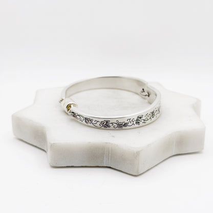 Silver Lace 1968, RARE Two-Part Spoon Bracelet, Vintage Spoon Handle, Vintage Spoon Bracelet Bracelets callistafaye