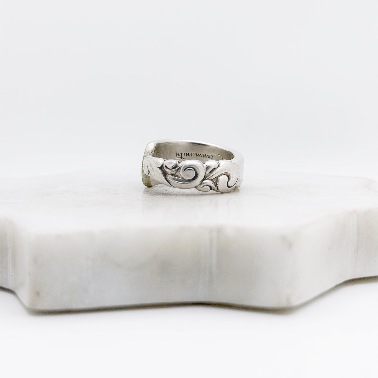 South Seas 1955, Custom Size Spoon Ring, Vintage Silverware Ring Rings callistafaye