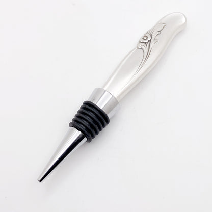 Exquisite 1957, Bottle Stopper, Vintage Silverware Wine Preserver Stopper callistafaye
