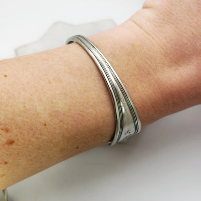 Come What May, Clinton 1919, Antique Cuff Bracelet, Vintage Spoon Handle, Iced Tea Spoon Bracelet Bracelets callistafaye