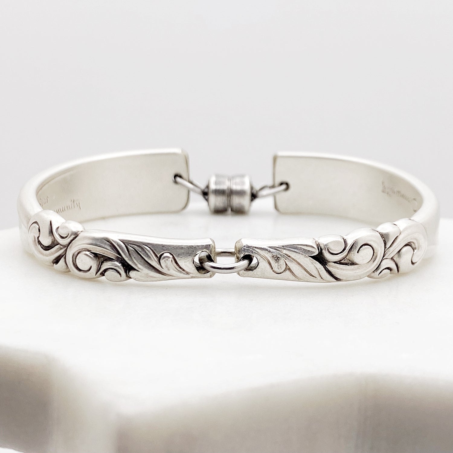 South Seas 1955, Two-Part Spoon Bracelet, Vintage Spoon Handle, Vintage Spoon Bracelet Bracelets callistafaye