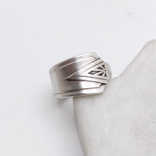 Deauville 1929, Custom Size Spoon Ring, Vintage Silverware Ring Rings callistafaye