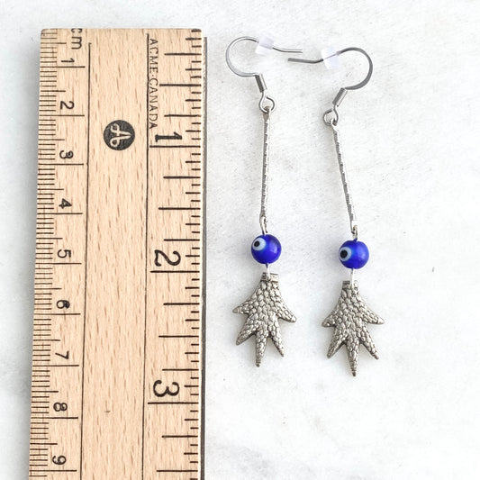 Chicken Foot Drop Earrings, Reclaimed Silverware Earrings, Vintage Spoon Jewelry Earrings callistafaye   