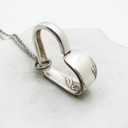 Bridal Wreath 1950, Floating Heart, Vintage Spoon Jewelry Hearts callistafaye