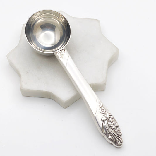 Evening Star 1950, Coffee Measuring Spoon, Vintage Silverware Scoop Scoop callistafaye