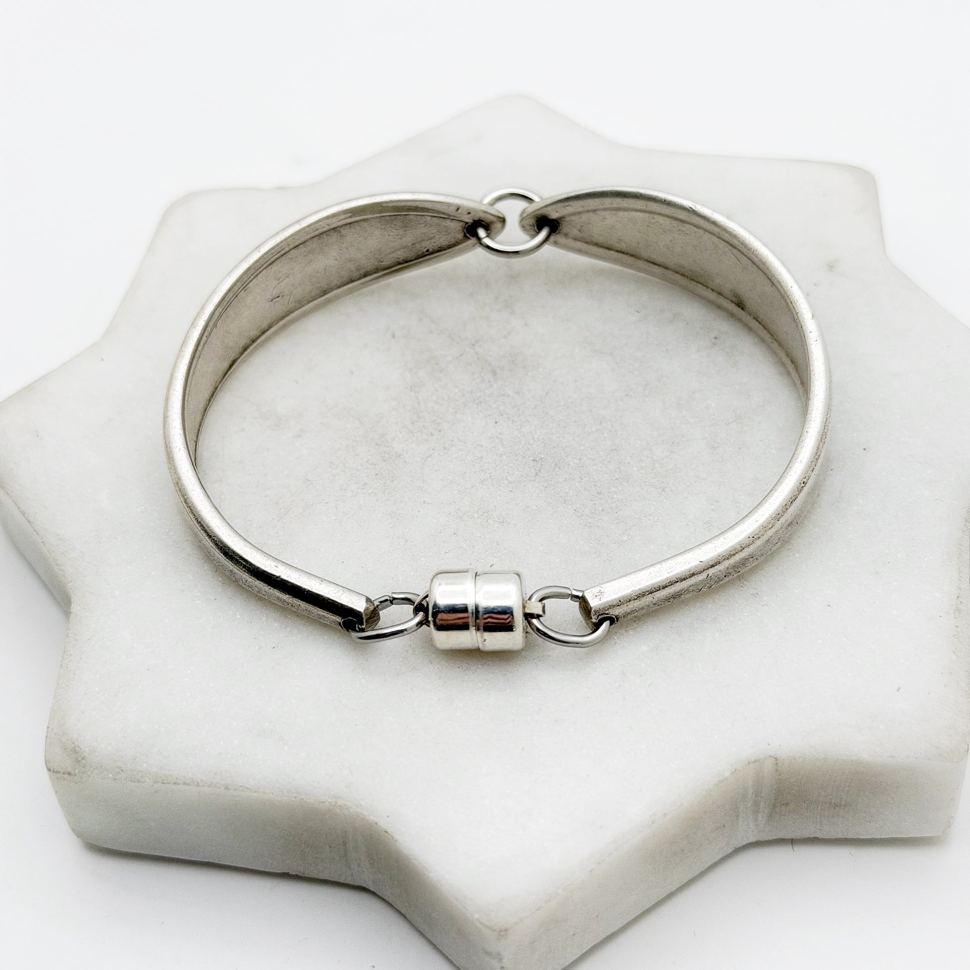 Adam 1917, Antique Two-Part Spoon Bracelet, Antique Spoon Handle, Antique Spoon Bracelet Bracelets callistafaye