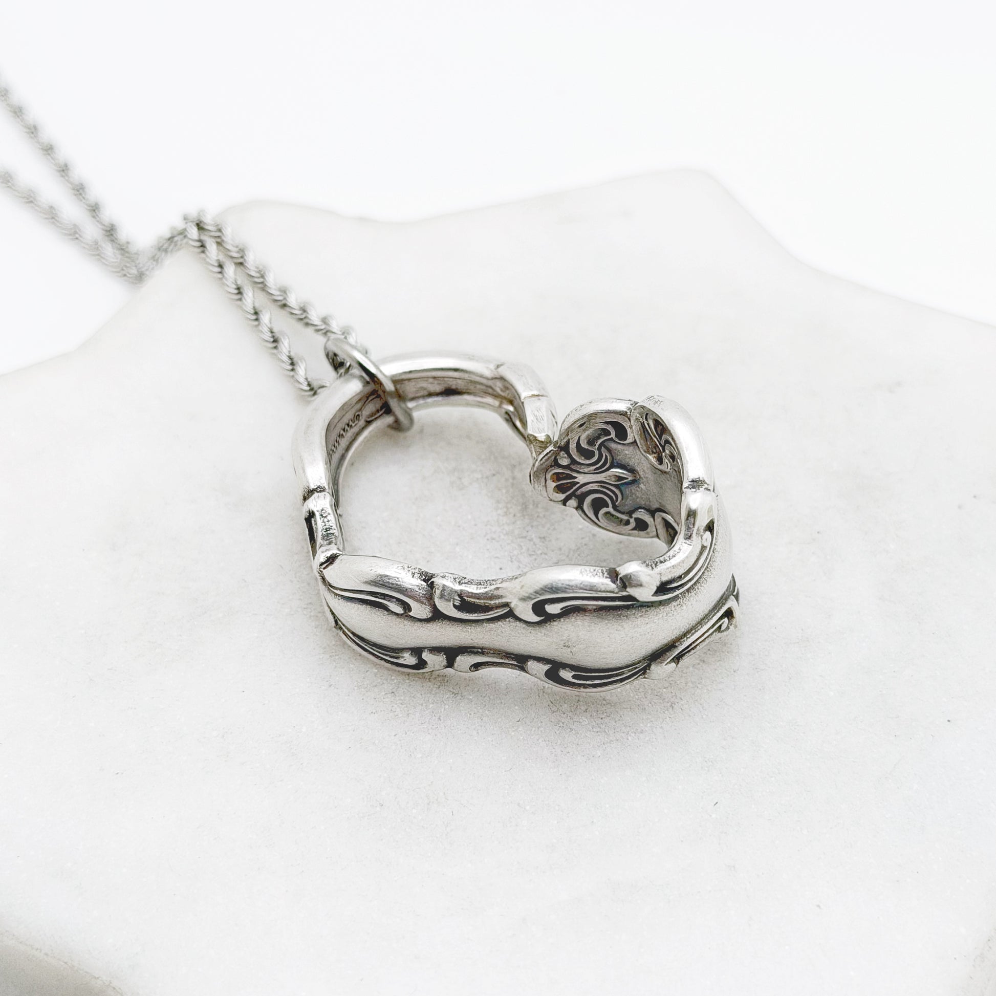 Modern Baroque 1969, Floating Heart, Vintage Spoon Jewelry Hearts callistafaye