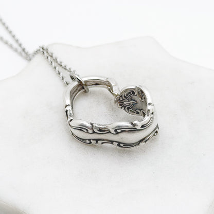 Modern Baroque 1969, Floating Heart, Vintage Spoon Jewelry Hearts callistafaye