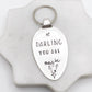 Darling You are Magic, Hand Stamped Vintage Spoon Keychain Keychains callistafaye   