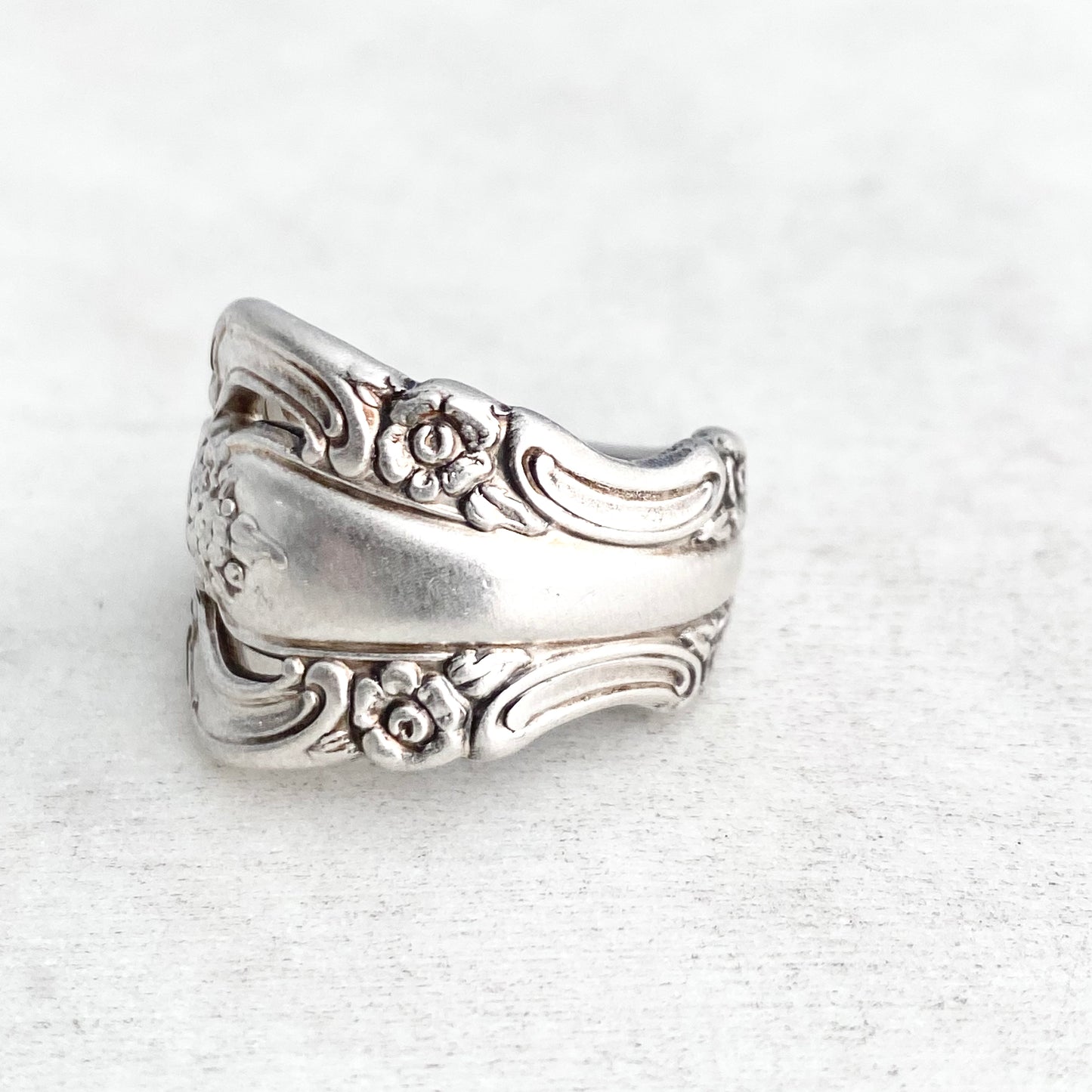 Silver Artistry 1965, Custom Size Spoon Ring, Vintage Silverware Ring Rings callistafaye   