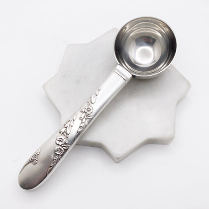 Bridal Wreath 1950, Coffee Measuring Spoon, Vintage Silverware Scoop Scoop callistafaye   