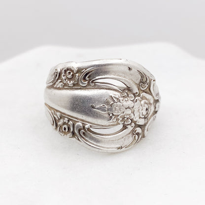 Silver Artistry 1965, Custom Size Spoon Ring, Vintage Silverware Ring Rings callistafaye   