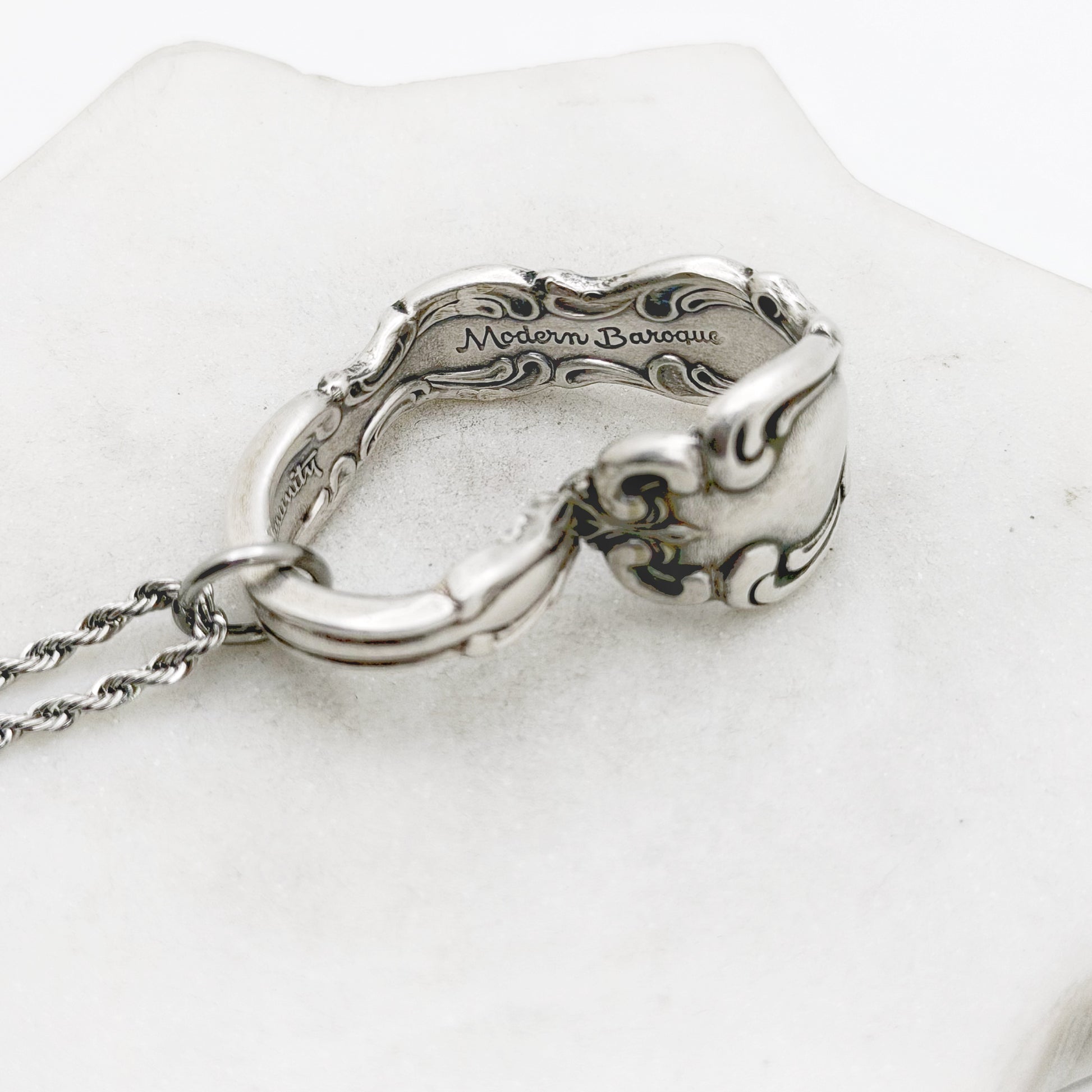 Modern Baroque 1969, Floating Heart, Vintage Spoon Jewelry Hearts callistafaye