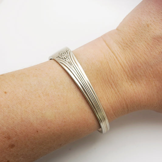 Mary Lou - Devonshire 1938, Cuff Bracelet, Vintage Spoon Handle, Iced Tea Spoon Bracelet Bracelets callistafaye