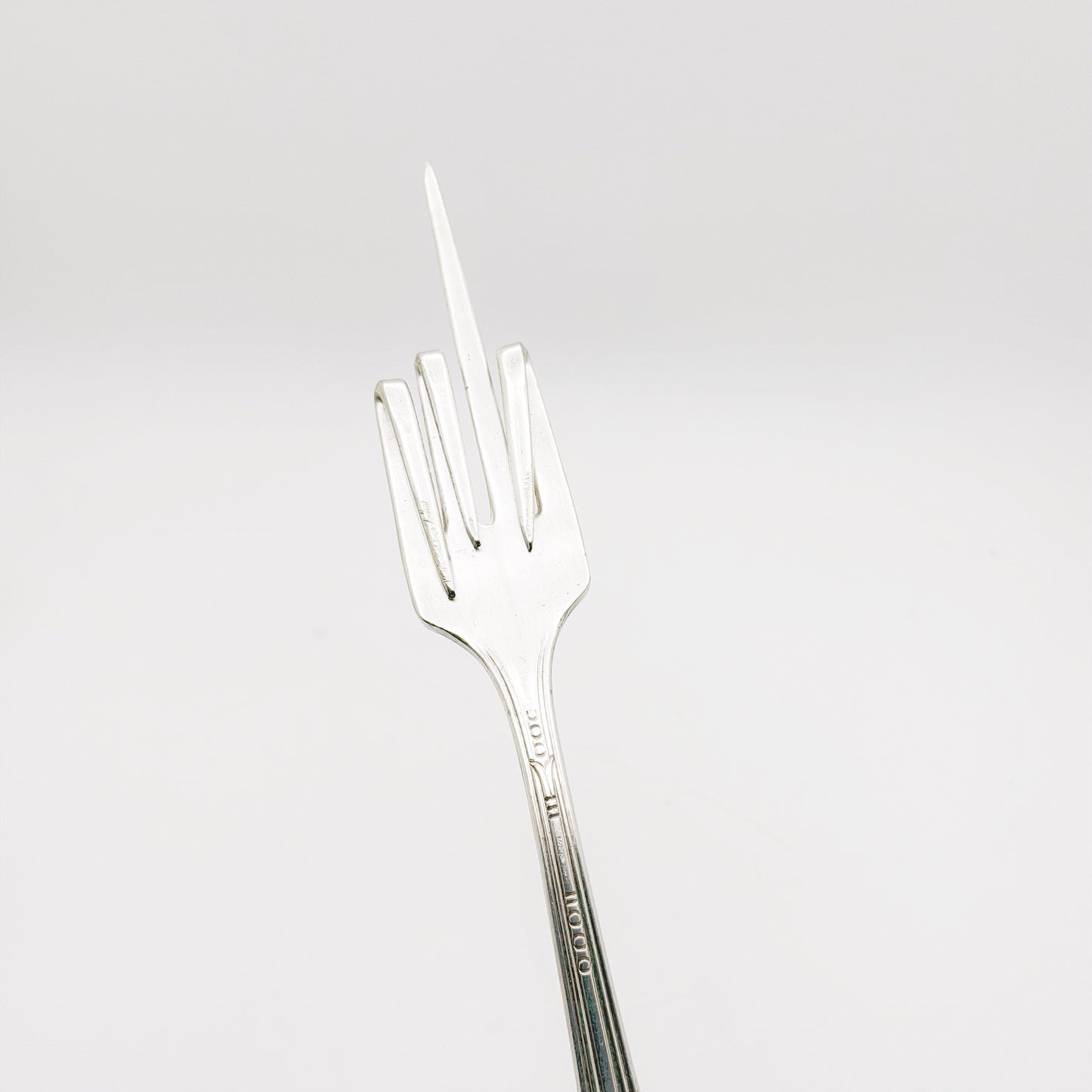 Fork You, Pickle Fork, Olive Pick Fork, Hand Stamped Vintage Garnish Fork Forks callistafaye