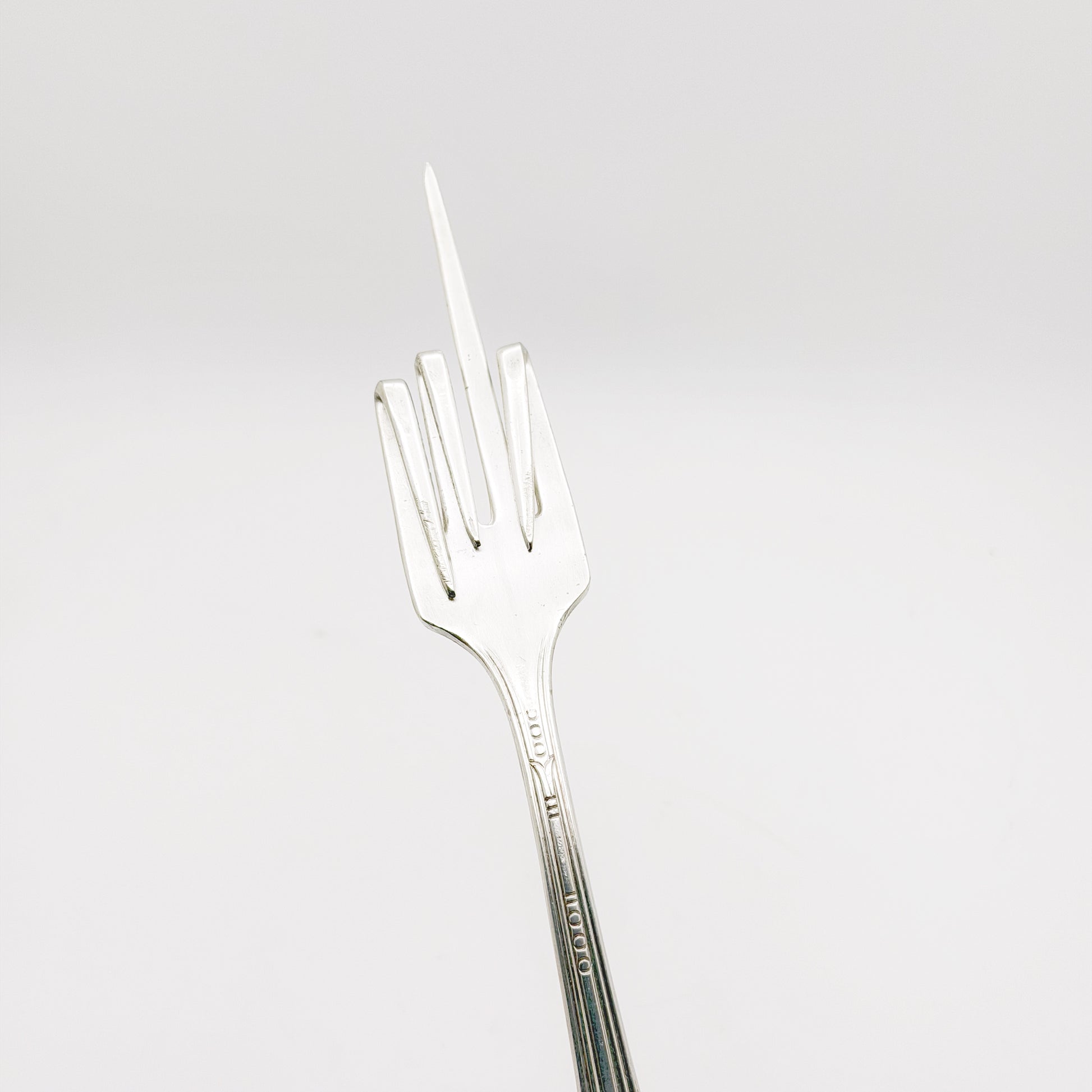 Fork You, Pickle Fork, Olive Pick Fork, Hand Stamped Vintage Garnish Fork Forks callistafaye