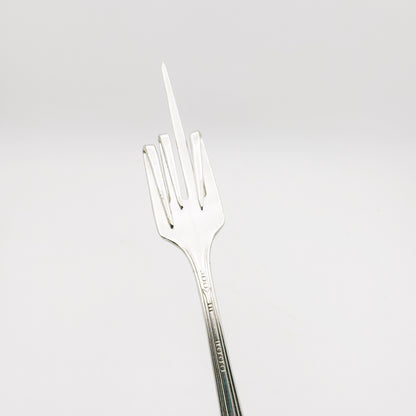 Fork You, Pickle Fork, Olive Pick Fork, Hand Stamped Vintage Garnish Fork Forks callistafaye