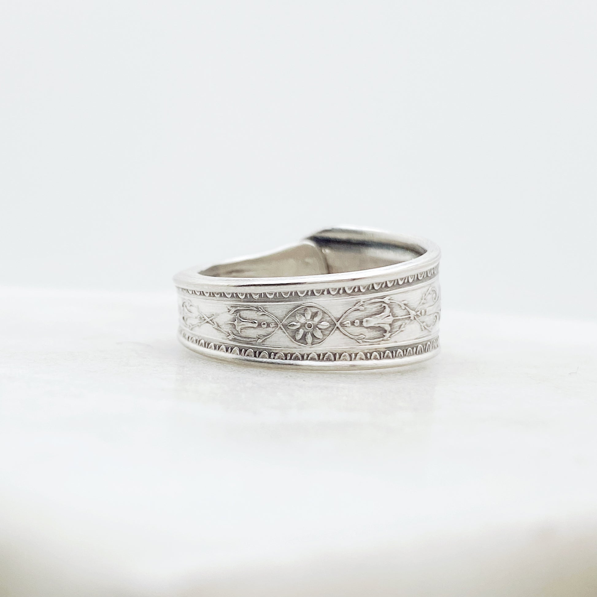 Orleans 1927, Custom Size Spoon Ring, Vintage Silverware Ring Rings callistafaye
