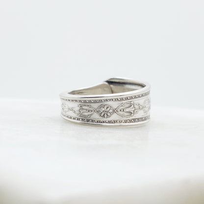 Orleans 1927, Custom Size Spoon Ring, Vintage Silverware Ring Rings callistafaye