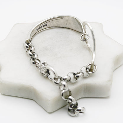 Springtime 1957, Curly Fork Heart Bracelet, Vintage Spoon Handle, Antique Fork Bracelet Bracelets callistafaye