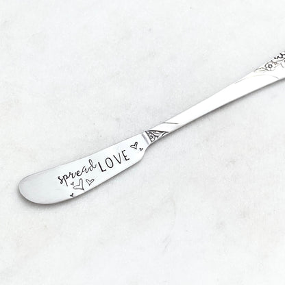 Spread Love, Hand Stamped Vintage Spreader Spreaders callistafaye   