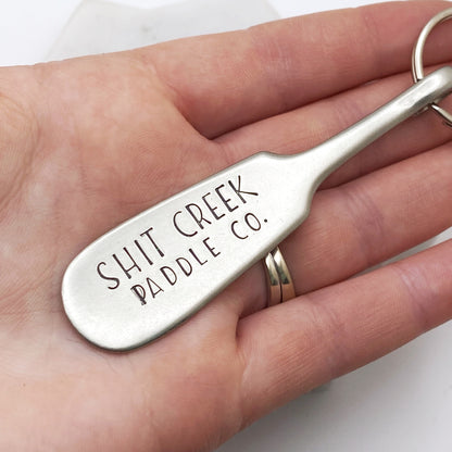 Shit Creek Paddle Co, Shit Creek Paddle, Spoon Handle Keychain Keychains callistafaye   