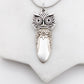 Owl Necklace, Owl Charm Pendant, Vintage Silverware Jewelry Necklaces callistafaye e - First Love 1937  