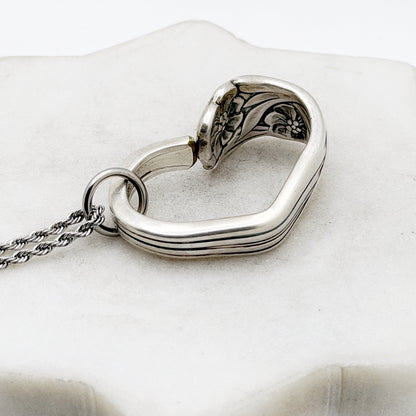 Trillia 1993, RARE Floating Heart, Vintage Spoon Jewelry Hearts callistafaye