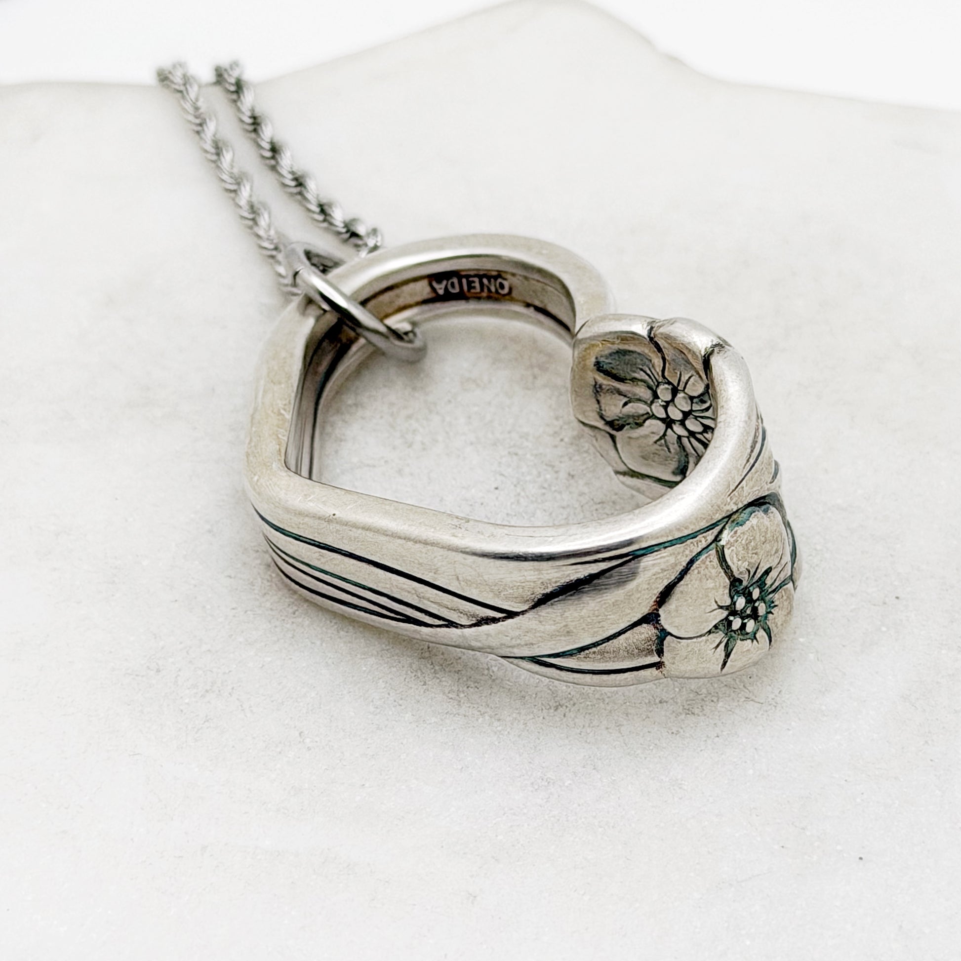 Trillia 1993, RARE Floating Heart, Vintage Spoon Jewelry Hearts callistafaye