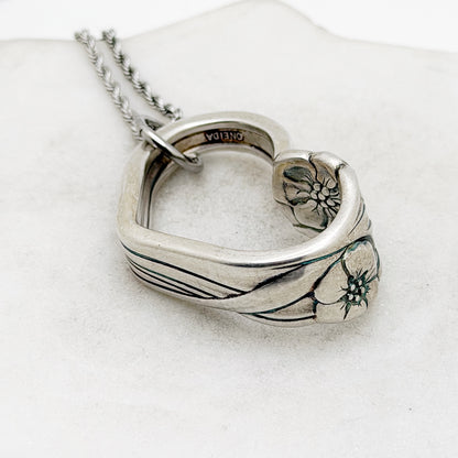 Trillia 1993, RARE Floating Heart, Vintage Spoon Jewelry Hearts callistafaye