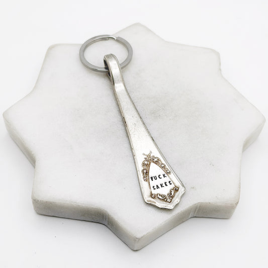 Fuck Sakes, Spoon Handle Keychain Keychains callistafaye