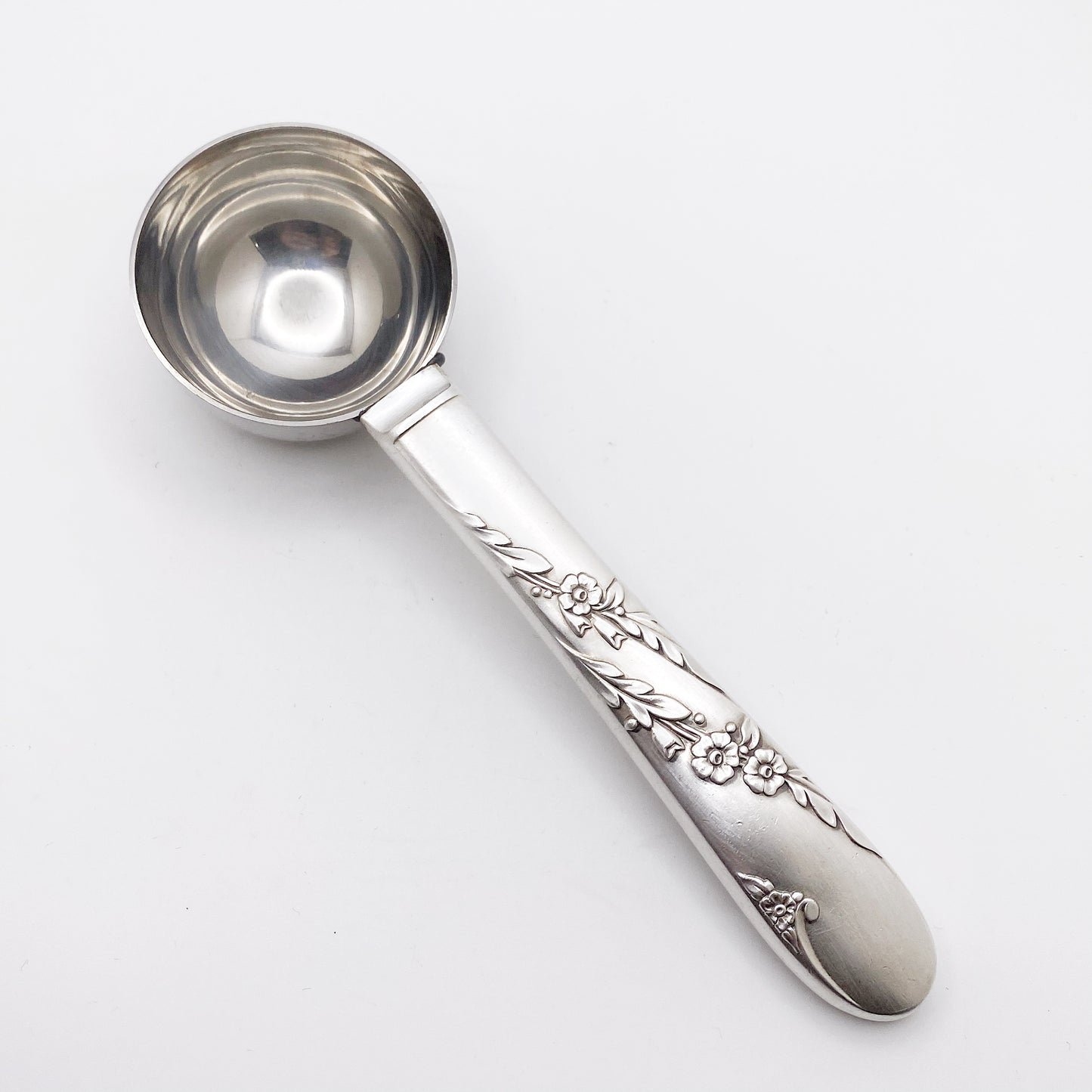 Bridal Wreath 1950, Coffee Measuring Spoon, Vintage Silverware Scoop Scoop callistafaye   