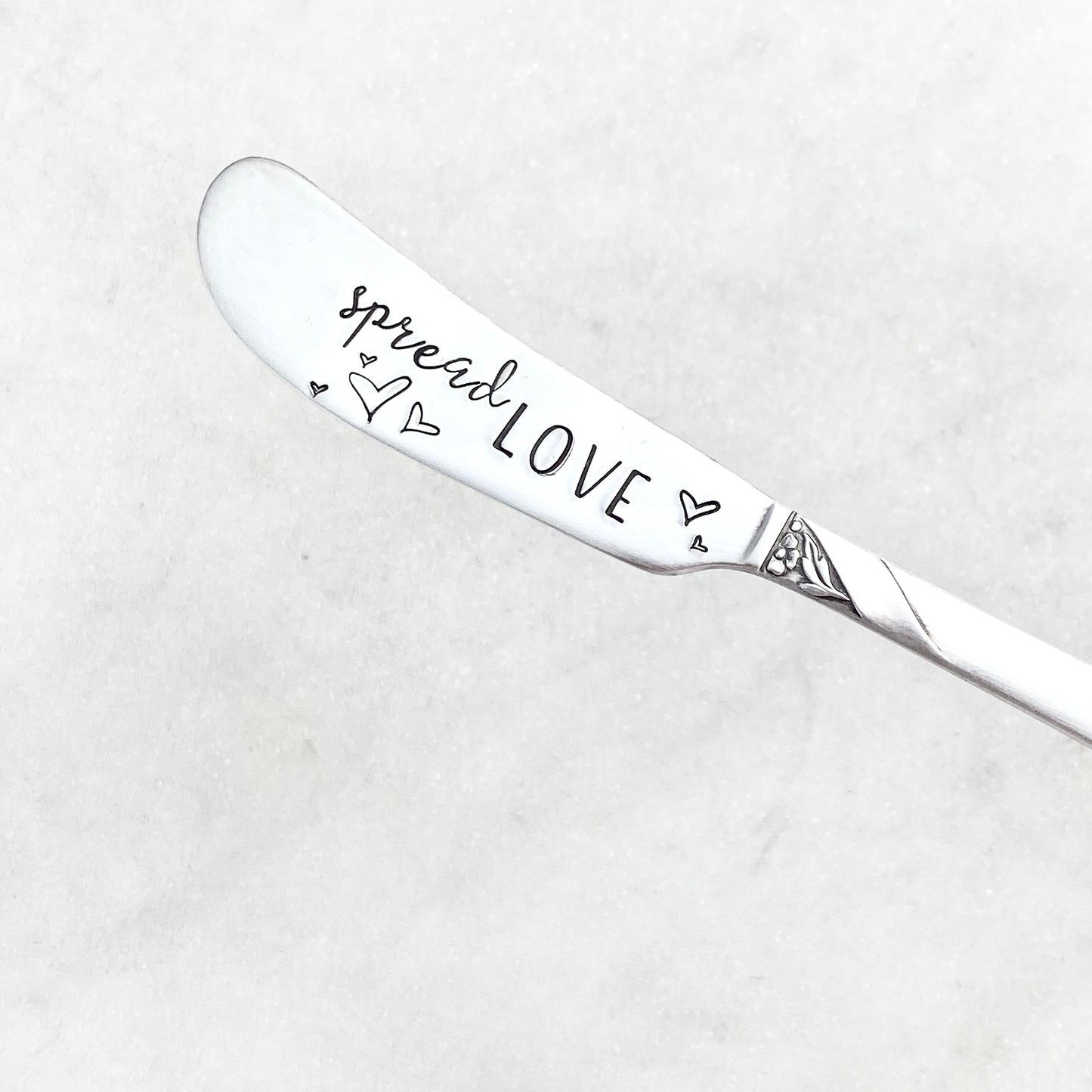 Spread Love, Hand Stamped Vintage Spreader Spreaders callistafaye   