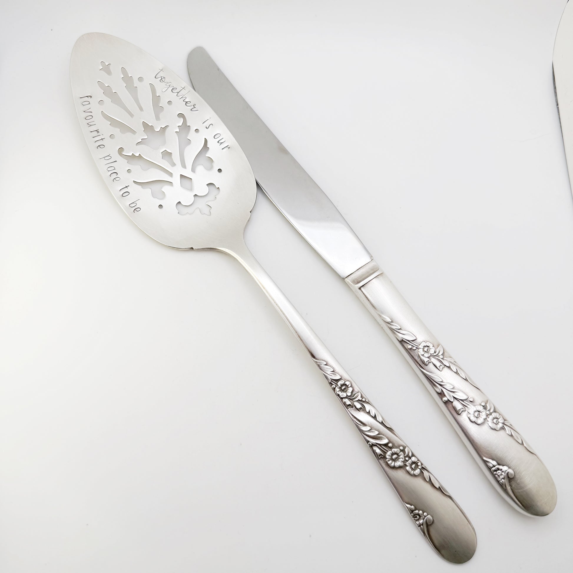Bridal Wreath 1950, Serving Set 3, Hand Stamped Vintage Serving Sets & Pieces Serving Set callistafaye