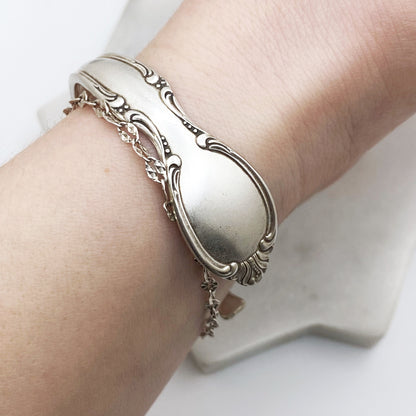 SMALL Precious Mirror 1954, Small Cuff Bracelet, Vintage Spoon Handle, Iced Tea Spoon Bracelet Bracelets callistafaye   