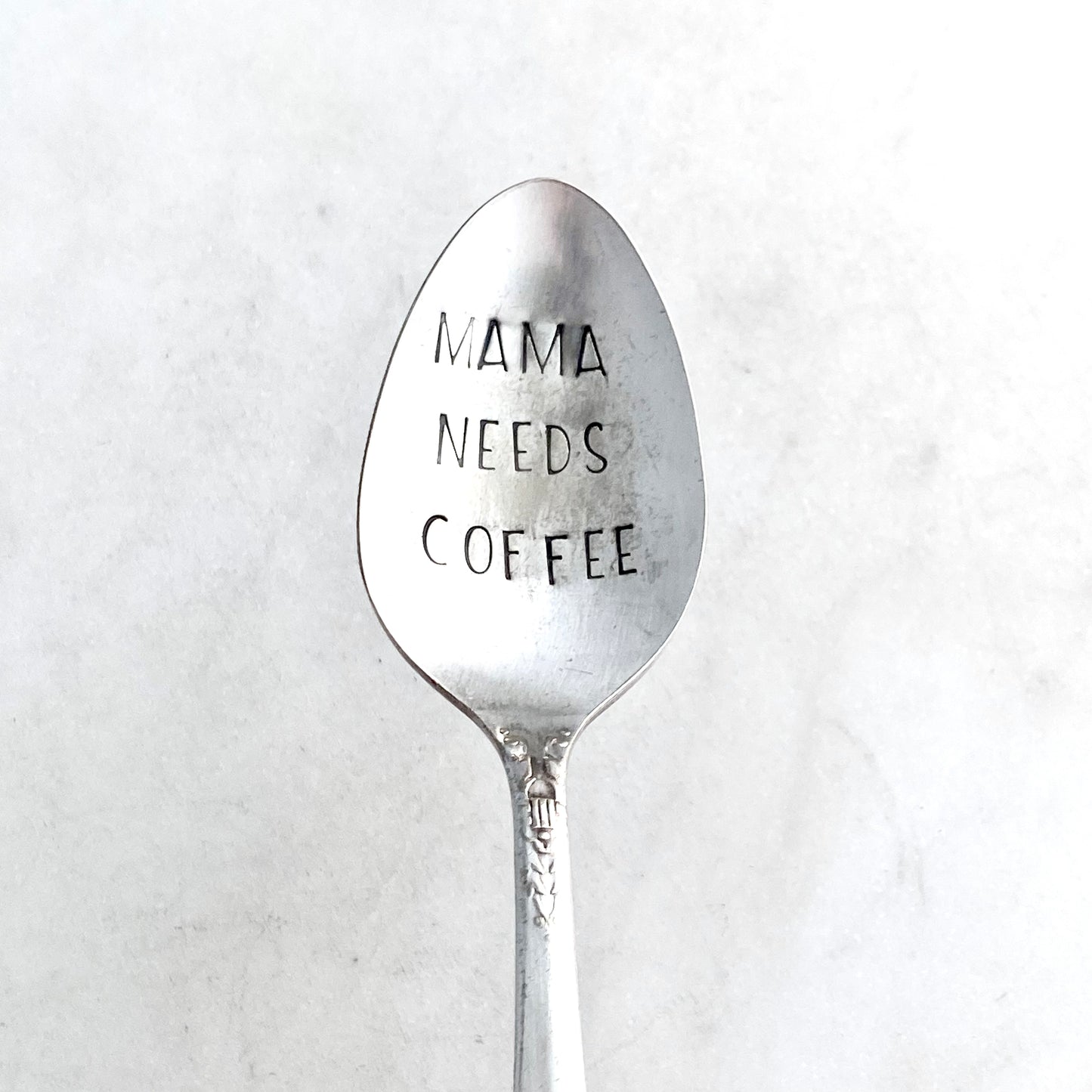 Mama Needs Coffee, Hand Stamped Vintage Spoon Spoons callistafaye   