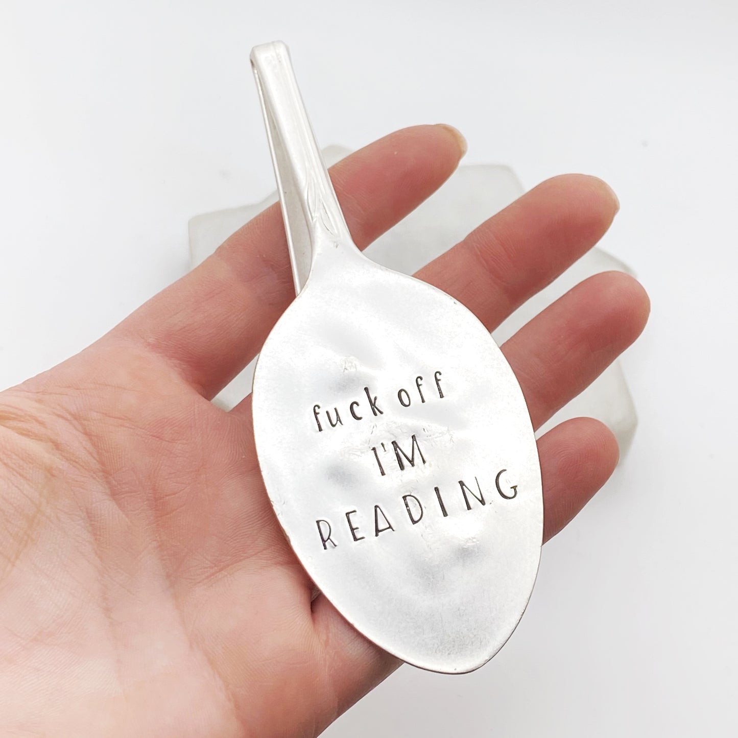 Fuck Off I'm Reading, Vintage Spoon Bookmark Bookmarks callistafaye