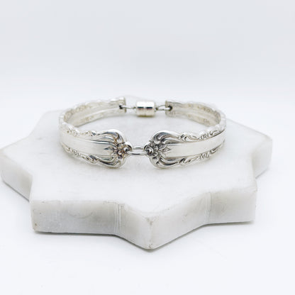 Bellfontaine 1973, RARE Two-Part Spoon Bracelet, Vintage Spoon Handle, Vintage Spoon Bracelet Bracelets callistafaye