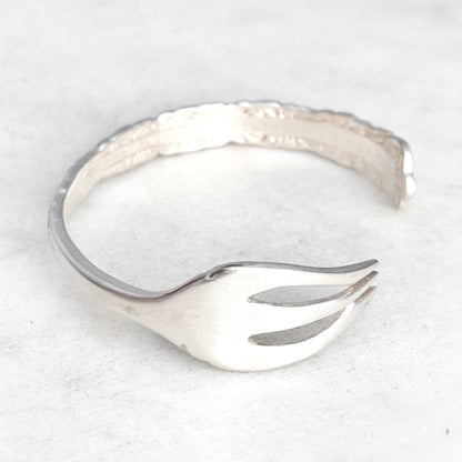 Bellfontaine 1973, RARE Cocktail Fork Cuff Bracelet, Hand Stamped Vintage Seafood Fork Bracelets callistafaye   