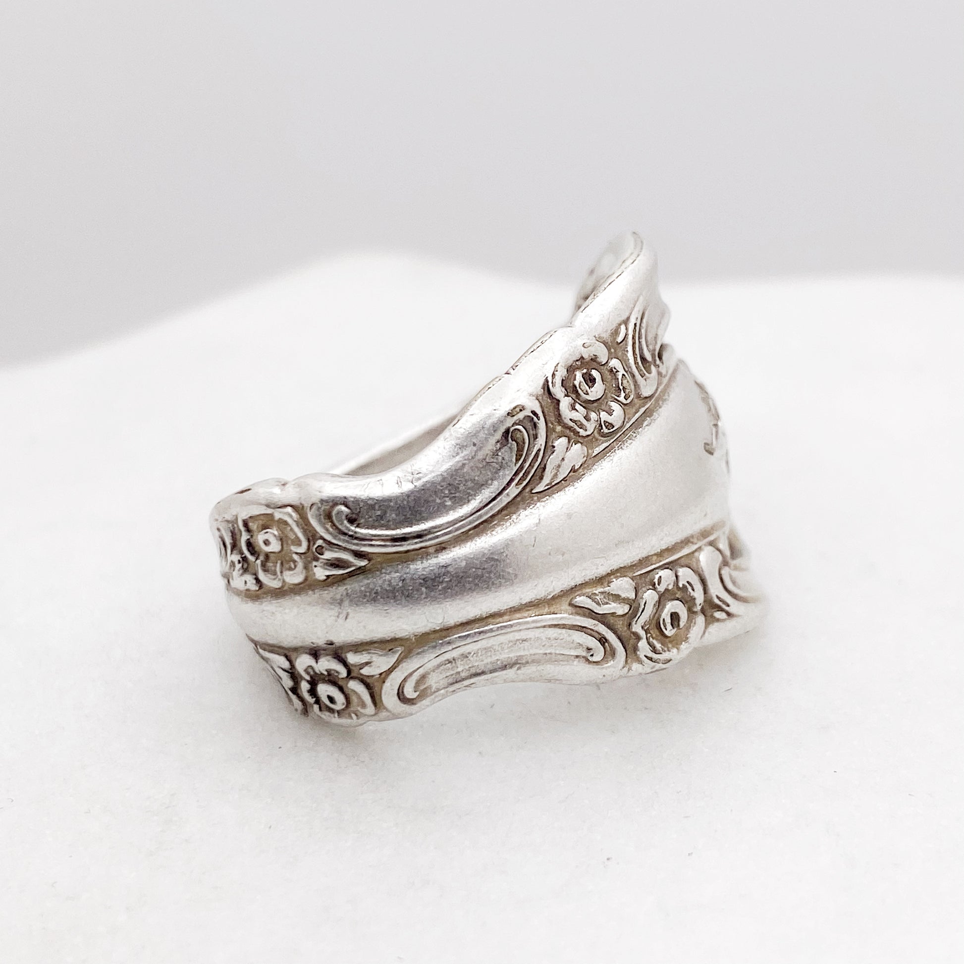 Silver Artistry 1965, Custom Size Spoon Ring, Vintage Silverware Ring Rings callistafaye   