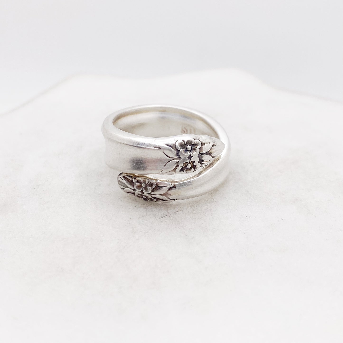 Garland 1965, Size 8, Spiral Ring, Vintage Spoon Ring Rings callistafaye