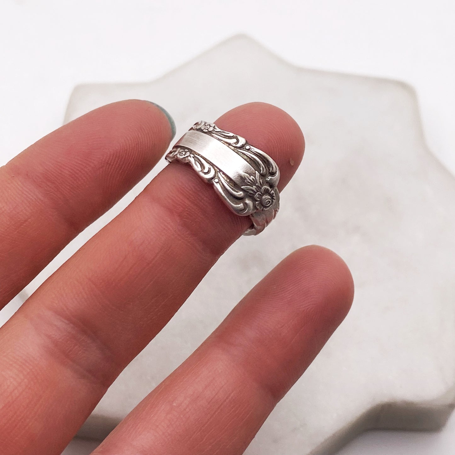 Tiny Bellfontaine 1973, Custom Size, RARE Demi Spoon Ring, Vintage Spoon Ring Rings callistafaye