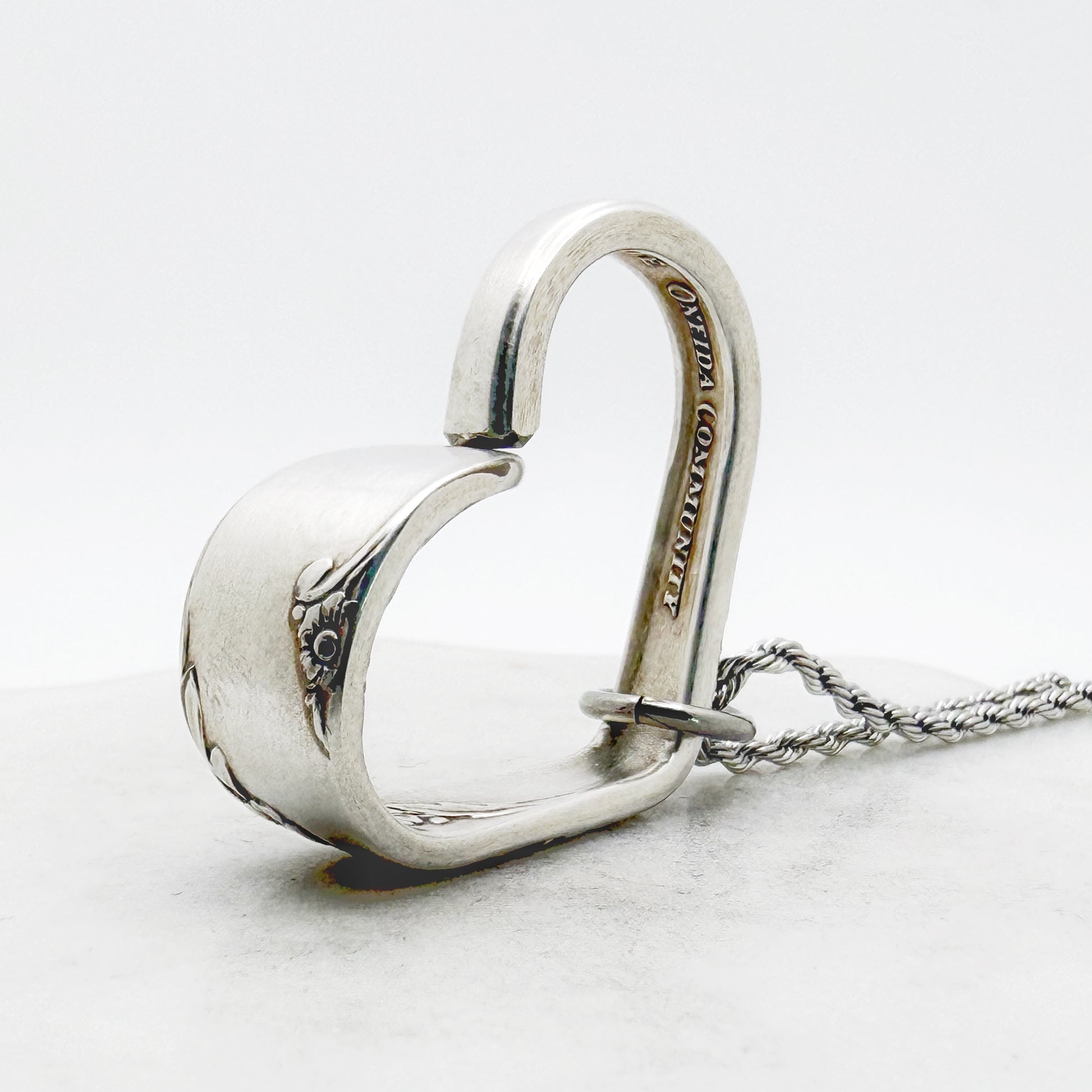 Bridal Wreath 1950, Floating Heart, Vintage Spoon Jewelry Hearts callistafaye