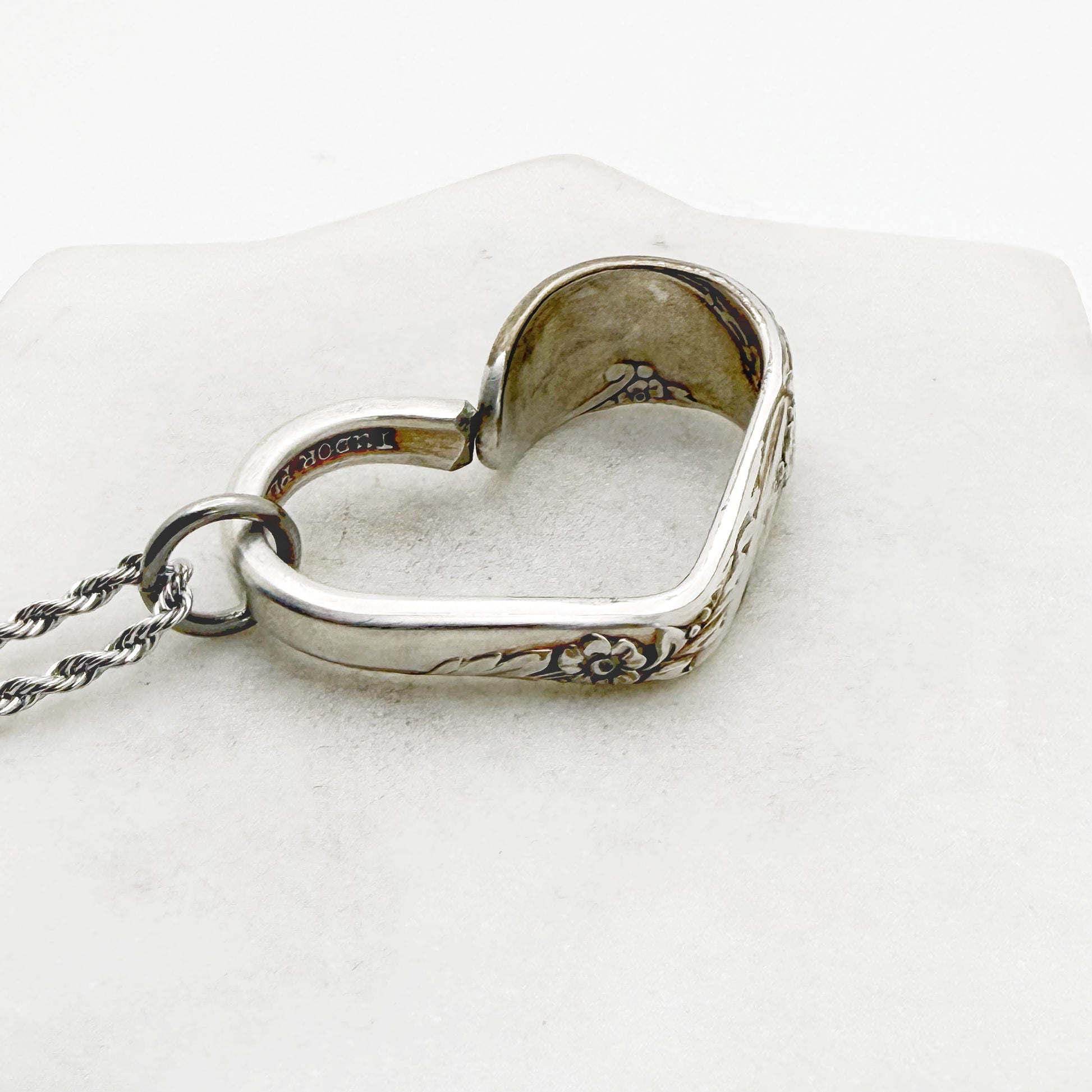 Bridal Wreath 1950, Floating Heart, Vintage Spoon Jewelry Hearts callistafaye