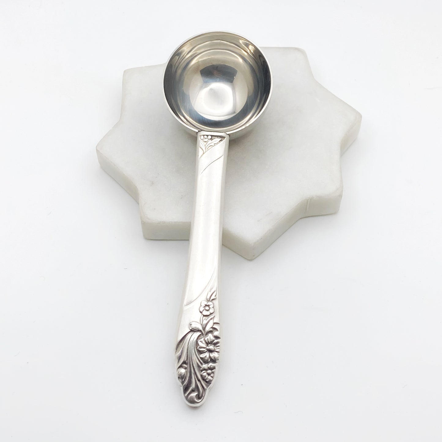 Evening Star 1950, Coffee Measuring Spoon, Vintage Silverware Scoop Scoop callistafaye